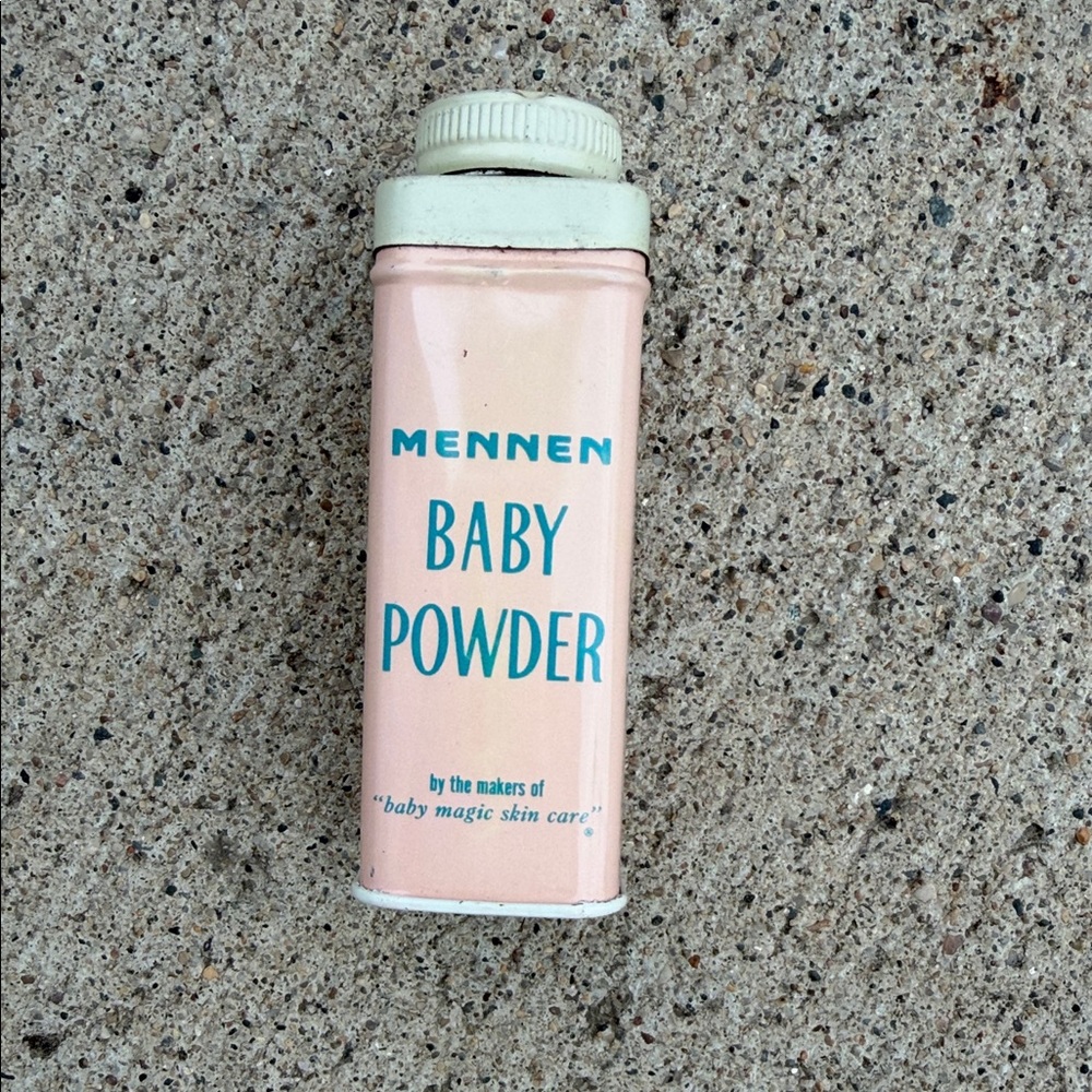 Menin Baby Powder Tin - Pink